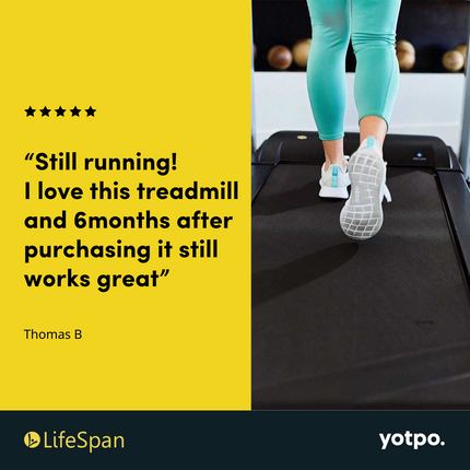 LifeSpan fitness treadmill - home gym treadmill
