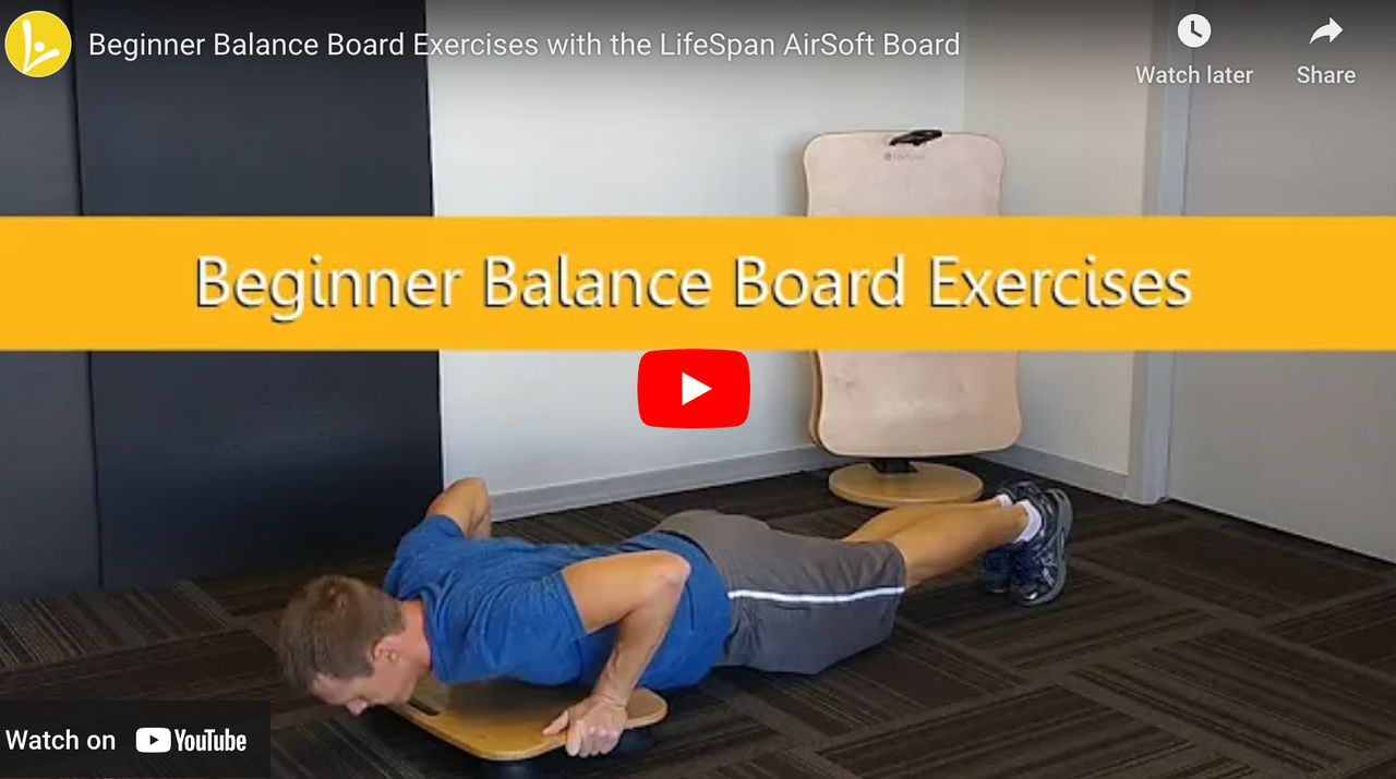 Beginner Balance Board Exercises Airsoft Balance Board LifeSpan Europe