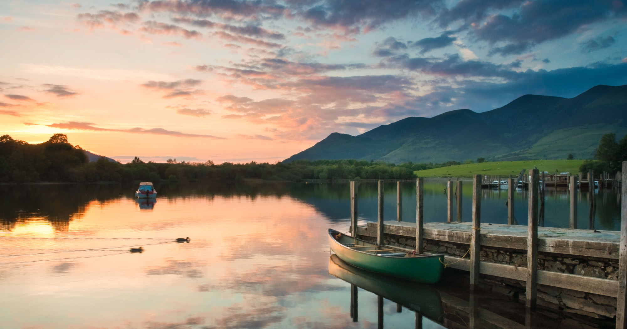 Derwent Water Lake District England