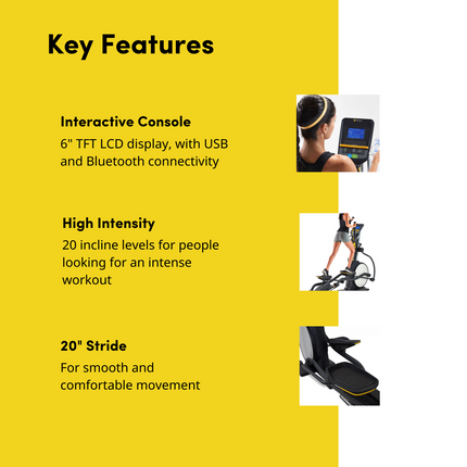 LifeSpan E2i Elliptical Trainer