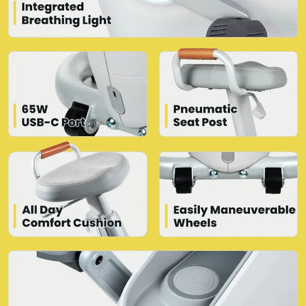 LifeSpan Ampera Under Desk Bike - Space Grey