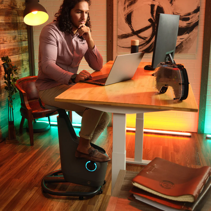 LifeSpan Ampera Under Desk Bike - Space Grey