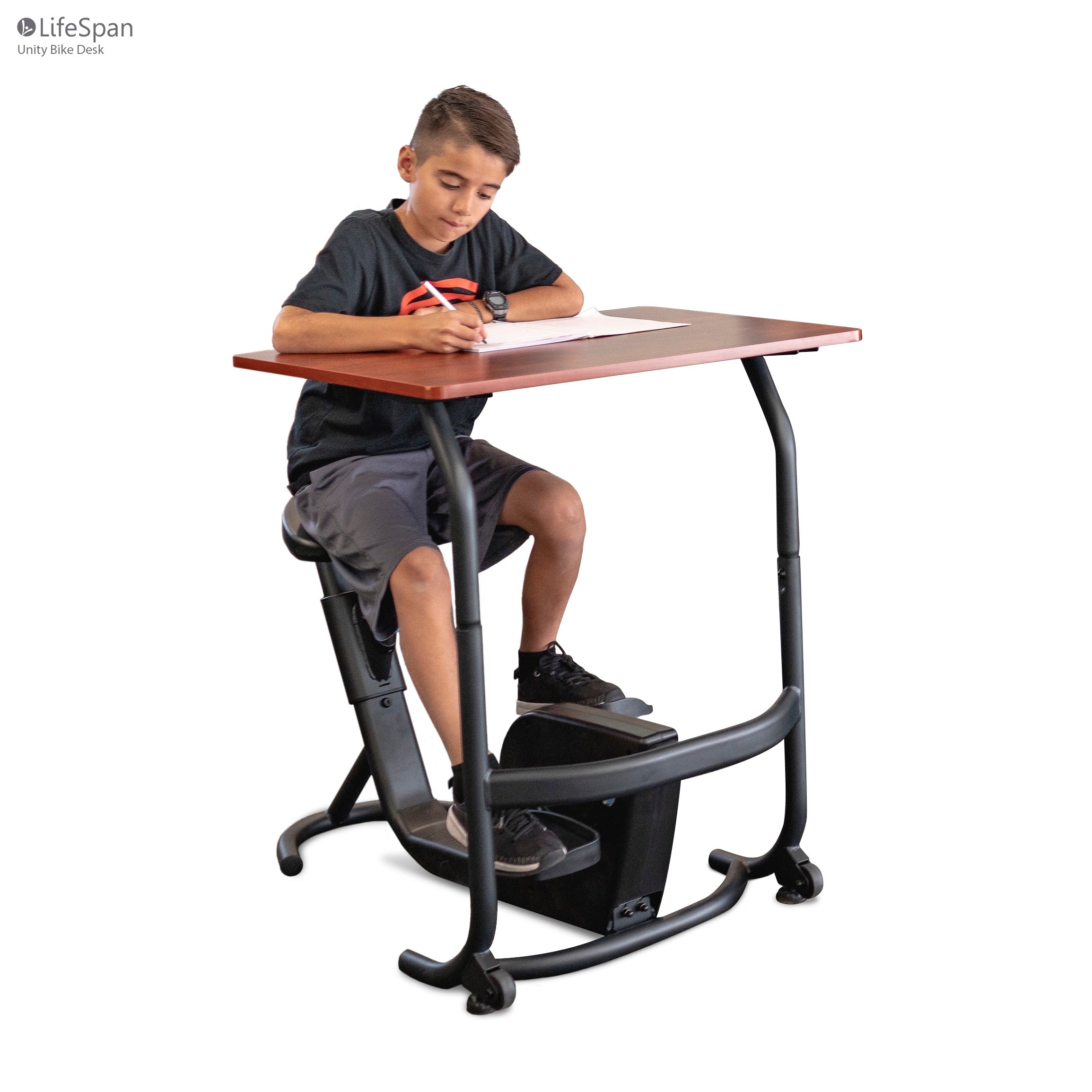 School Desk With Pedals Kidsfit KC-38 Four Person Pedal Desk