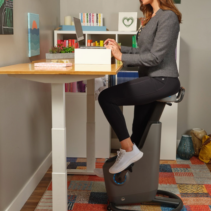 LifeSpan Ampera Under Desk Bike - Space Grey