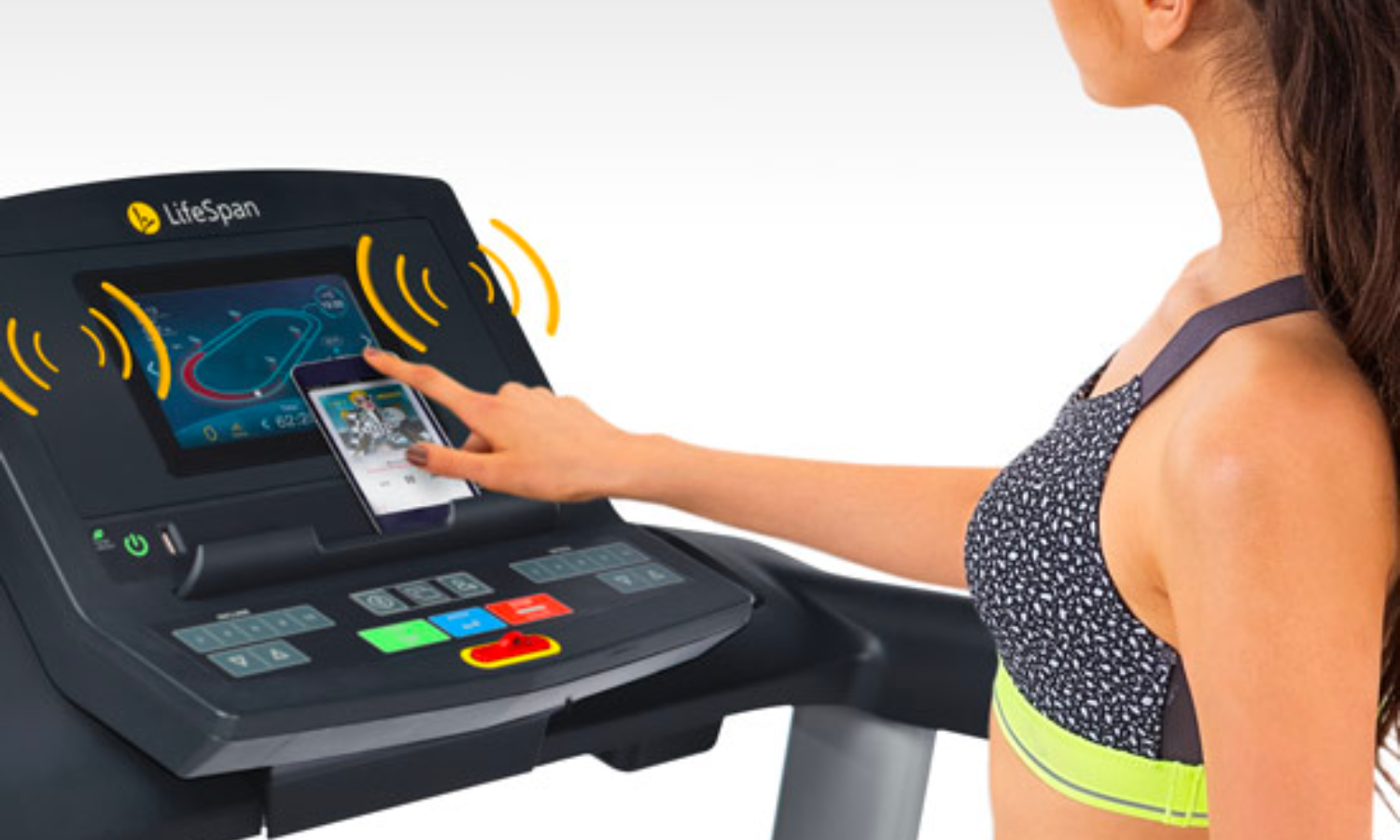 Lifespan treadmill with built-in bluetooth