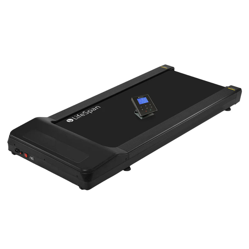 <tc>LifeSpan</tc> Esteira TR1200 Pro GlowUp sob a mesa com console inteligente SC130
