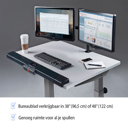 LifeSpan Workplace TR1200-DT5 Loopbandbureau treadmill desk bureaublad copy